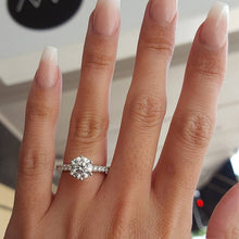 Load image into Gallery viewer, Zircon silver ring