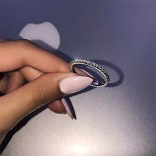 Load image into Gallery viewer, Zircon silver ring