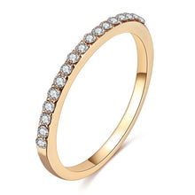 Load image into Gallery viewer, Crystal Heart Shaped Silver Ring