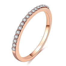 Load image into Gallery viewer, Crystal Heart Shaped Silver Ring