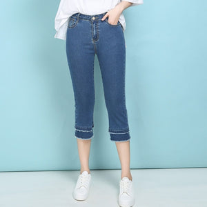 Plus Size  Women Jeans high