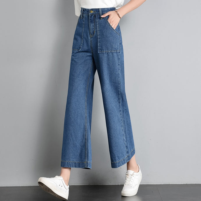Women High Wide Jeans