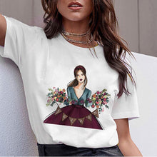Load image into Gallery viewer, Flower Petty Girl T Shirts
